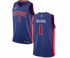 Detroit Pistons #1 Chauncey Billups Swingman Royal Blue Road NBA Jersey - Icon Edition