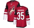 Arizona Coyotes #35 Darcy Kuemper Authentic Burgundy Red Home Hockey Jersey