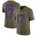 Minnesota Vikings #17 Kendall Wright Limited Olive 2017 Salute to Service NFL Jersey