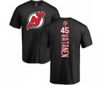 New Jersey Devils #45 Sami Vatanen Black Backer T-Shirt