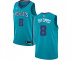 Charlotte Hornets #8 Bismack Biyombo Swingman Teal Basketball Jersey - Icon Edition