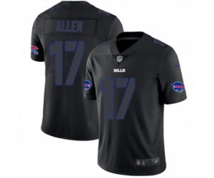 Buffalo Bills #17 Josh Allen Limited Black Rush Impact NFL Jersey