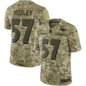 Baltimore Ravens #57 C.J. Mosley Limited Camo 2018 Salute to Service NFL Jersey