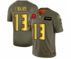 Tampa Bay Buccaneers #13 Mike Evans Limited Olive Gold 2019 Salute to Service Football Jersey