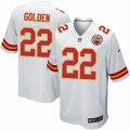 Kansas City Chiefs #22 Robert Golden Game White NFL Jersey