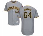 Pittsburgh Pirates Montana DuRapau Grey Road Flex Base Authentic Collection Baseball Player Jersey