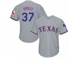 Texas Rangers #37 Jason Grilli Replica Grey Road Cool Base MLB Jersey