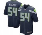 Seattle Seahawks #54 Bobby Wagner Game Steel Blue Team Color Football Jersey