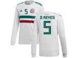 Mexico #5 D.Reyes Away Long Sleeves Soccer Country Jersey
