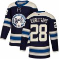 Columbus Blue Jackets #28 Oliver Bjorkstrand Authentic Navy Blue Alternate NHL Jersey