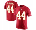 Kansas City Chiefs #44 Dorian O'Daniel Red Rush Pride Name & Number T-Shirt
