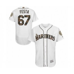Seattle Mariners #67 Matt Festa Authentic White 2016 Memorial Day Fashion Flex Base Baseball Player Jersey