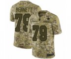 Dallas Cowboys #79 Michael Bennett Limited Camo 2018 Salute to Service Football Jersey