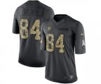 Pittsburgh Steelers #84 Antonio Brown Limited Black 2016 Salute to Service Football Jersey