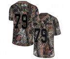 New York Jets #79 Brent Qvale Limited Camo Rush Realtree NFL Jersey