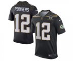 Green Bay Packers #12 Aaron Rodgers Elite Black Team Irvin 2016 Pro Bowl Football Jersey