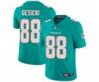 Miami Dolphins #88 Mike Gesicki Aqua Green Team Color Vapor Untouchable Limited Player Football Jersey
