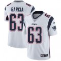 New England Patriots #63 Antonio Garcia White Vapor Untouchable Limited Player NFL Jersey