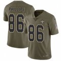 New Orleans Saints #86 John Phillips Limited Olive 2017 Salute to Service NFL Jersey
