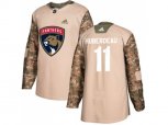 Florida Panthers #11 Jonathan Huberdeau Camo Authentic Veterans Day Stitched NHL Jersey