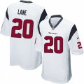 Houston Texans #20 Jeremy Lane Game White NFL Jersey