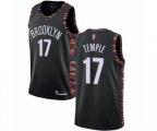 Brooklyn Nets #17 Garrett Temple Swingman Black Basketball Jersey - 2018-19 City Edition