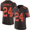 Cleveland Browns #24 Ibraheim Campbell Limited Brown Rush Vapor Untouchable NFL Jersey