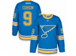Reebok St. Louis Blues #9 Shayne Corson Authentic Blue 2017 Winter Classic NHL Jersey