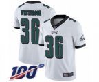 Philadelphia Eagles #36 Brian Westbrook White Vapor Untouchable Limited Player 100th Season Football Jersey