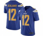 Los Angeles Chargers #12 Travis Benjamin Limited Electric Blue Rush Vapor Untouchable Football Jersey
