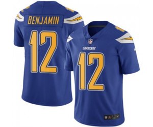 Los Angeles Chargers #12 Travis Benjamin Limited Electric Blue Rush Vapor Untouchable Football Jersey