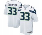 Seattle Seahawks #33 Tedric Thompson Game White Football Jersey