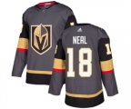 Vegas Golden Knights #18 James Neal Premier Gray Home NHL Jersey