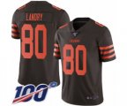 Cleveland Browns #80 Jarvis Landry Limited Brown Rush Vapor Untouchable 100th Season Football Jersey