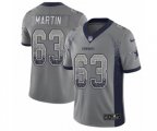 Dallas Cowboys #63 Marcus Martin Limited Gray Rush Drift Fashion NFL Jersey