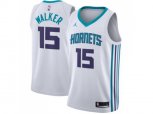Charlotte Hornets #15 Kemba Walker White NBA Jordan Swingman Association Edition Jersey