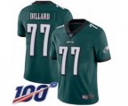 Philadelphia Eagles #77 Andre Dillard Midnight Green Team Color Vapor Untouchable Limited Player 100th Season Football Jerse