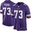 Minnesota Vikings #73 Sharrif Floyd Game Purple Team Color NFL Jersey