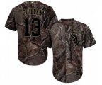 Chicago White Sox #13 Ozzie Guillen Authentic Camo Realtree Collection Flex Base Baseball Jersey