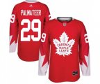 Toronto Maple Leafs #29 Mike Palmateer Authentic Red Alternate NHL Jersey