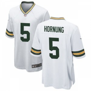 Green Bay Packers Retired Player #5 Paul Hornung Nike White Vapor Limited Player Jersey