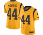 Los Angeles Rams #44 Jacob McQuaide Limited Gold Rush Vapor Untouchable Football Jersey