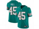 Miami Dolphins #45 Mike Hull Aqua Green Alternate Vapor Untouchable Limited Player NFL Jersey