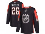 Winnipeg Jets #26 Blake Wheeler Black 2018 All-Star Central Division Authentic Stitched NHL Jersey