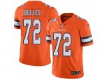 Denver Broncos #72 Garett Bolles Limited Orange Rush NFL Jersey