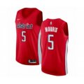 Washington Wizards #5 Markieff Morris Red Swingman Jersey - Earned Edition