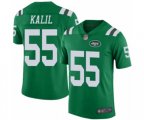 New York Jets #55 Ryan Kalil Elite Green Rush Vapor Untouchable Football Jersey