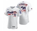 Joc Pederson Los Angeles Dodgers White 2020 Stars & Stripes 4th of July Jersey