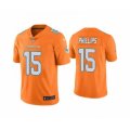Miami Dolphins #15 Jaelan Phillips Orange 2021 Stitched Football Limited Jersey