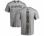 New Orleans Saints #22 Chauncey Gardner-Johnson Ash Backer T-Shirt